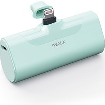 아이워크 미니 보조배터리 아이폰용, DBL4500L, 민트