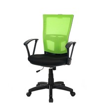 체어클럽 MW5 기본형 블랙바디 메쉬의자, 그린