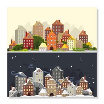 디아섹액자 벽걸이및테이플용, one city landscape