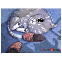 150조각 무무의 필살애교 이젤 초미니 PO150 P1090, 14세 이상, 150피스