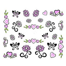 노랜드 XF 네일 스티커 쥬얼리 마크 매니큐어 파트너, XF1467, 10개입, 10개