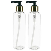 병도매닷컴 DT300 디스펜서용기, 투명 + 검정골드, 2개