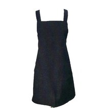 바이데코 무지 엑스자 앞치마, 검정 YJ013, 1개