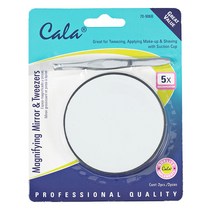 CALA 5배확대거울+족집게, 거울 + 족집게, 1세트