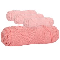 브랜드얀 코튼롤 뜨개질 실 4개입, 21번 산호