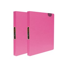 희망화일 뉴 후레쉬업 40p O링 클리어화일, 분홍, 2개입