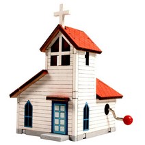 영공방 오르골 교회 B 입체퍼즐, 혼합 색상