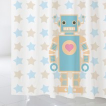 디자인수풀 북유럽 스타일 샤워 커튼 sc33 + 플라스틱고리 12p, 1개