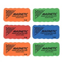 블루마토 화이트보드 지우개 A T-29 6p, 랜덤 발송