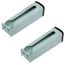 블럭마트 주방 비닐봉지 정리함 디스펜서, 블루, 2개입