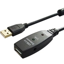 대원티엠티 USB2.0 리피터케이블 20m DW-USBE, 1개