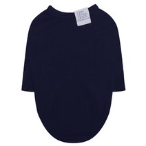 퍼피엔젤 반려동물용 데일리 7부소매 티셔츠, 756 Navy
