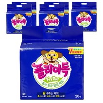 플라이독 배변패드 대형 20p, 6개