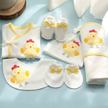 콩닥콩닥 신생아용 꼬꼬 캐릭터 배냇저고리 DIY만들기 6종세트 50% 박음질