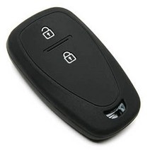 케인즈 쉐보레 스파크 2버튼 실리콘 케이스 KE12, 리얼블랙