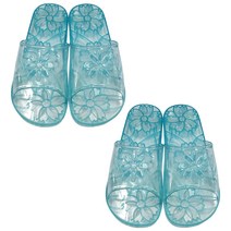 신우실업 PVC 메이플 욕실화 블루, 2개입