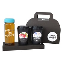 1AM 쥬뗌므 블랜딩 프리미엄 차세트 하늘뚜껑, 보틀 + 스티커 Heart to H + 루비 캐모마일 3p + 얼그레이 블라썸 3p + 패키지 블랙 Lovely House, 1세트