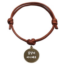 펫츠룩 반려동물 굿모닝 카라멜 목걸이S 메탈원형S, 골드(길냥이아니에요), 1개