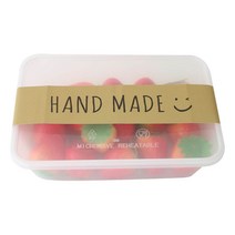황씨네도시락 PP 내열 도시락 1칸 10p + 뚜껑 10p + 크라 띠지10p, 1세트, 10개