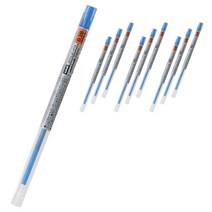 유니 시그노 스타일핏트 젤잉크 리필심 0.28mm UMR-109, 블루, 10개