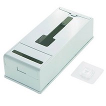 크레바스 벽걸이 비닐봉투 정리함, 블루, 1개