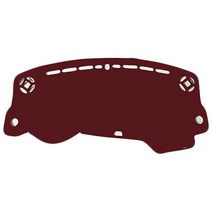 차마루 벨벳 대쉬보드커버 기아, 올뉴모닝(네비매립무/11~16년), 와인