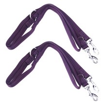 펫나인 강아지와 고양이 멀티 더블 리드줄 퍼플, 2개입