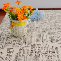 이코디 잉글리쉬 북스 테이블 보, 혼합 색상, 140 x 220 cm