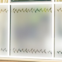 뭉키데코 고급 컷팅 안개 창문용 시트지 아트 디자인, 03