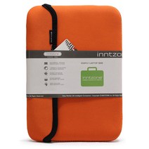 인트존 네오프랜 컬러 맥북 프로 노트북 파우치 INTC-107M, 오렌지, 15in