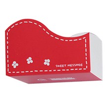 티나피크닉 스티치 쿠키 포장 받침대, 빨강, 50개입