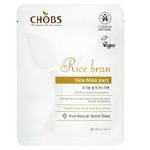 찹스 유기농 쌀겨 마스크팩 25ml, 1개입, 10개