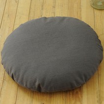 하임앤하임 마메종 워싱 린넨 원형 방석 겸 쿠션 1 + 솜