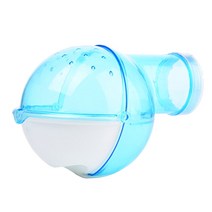 모나코올리브 햄스터 외부연결 목욕통 13 x 18 cm, 블루, 1개