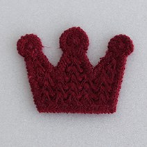 티나피크닉 선물포장 왕관모양 뜨개부자재, 와인, 10개입