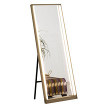 데코파인 샤론 600 LED 전신 거취 경 + 미끄럼 안전 캡 2p, 그레이
