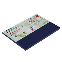 뉴씨플레인 종이문화 친환경 양면 색상지 No 42 군청색 60p, 1개