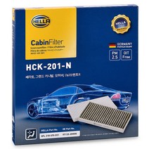 헬라 차량용 에어컨필터, HCK-201-N(그랜드 카니발, 모하비, 쏘렌토 R), 1개