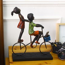 로얄타임 따르릉 남매 엔틱 장식, 혼합 색상