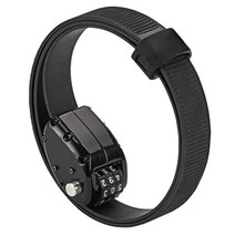 랭킹헬맷 OTTOLOCK 자전거 자물쇠 M 76cm, 블랙(Stealth Black), 1개