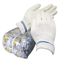 꽃사슴 백코팅 장갑 13게이지, 혼합 색상, 100개입