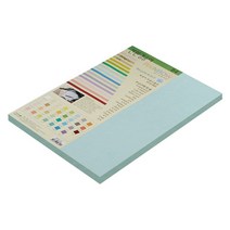 종이문화 친환경색지 레인보우카드 No.14 블루, B4, 30매