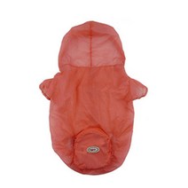 아리코 고양이 앤 강아지 자외선 차단 비옷 바람막이, 핑크