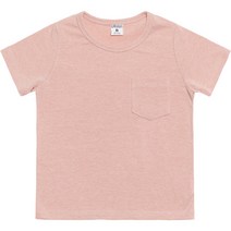 유라비 아동용 아일렛 포켓 반팔티셔츠