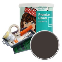 노루페인트 팬톤 내부용 실내 벽면 저광 페인트 1L 세트, 19-0812 Turkish Coffee