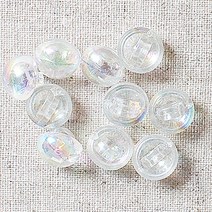동화상가몰 오로라 반콩단추 11mm, 오로라백색, 15개입