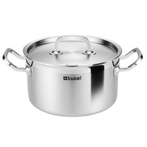 쿠겔 인텐시브 통5중 스텐냄비 양수, 20cm, 혼합 색상