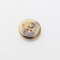 HR빅버튼 투유 단추 15mm, 다크베이지, 8개입