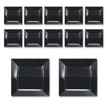 쓱싹 스퀘어 플라스틱 다회용 접시 16cm, 6개입, 2개