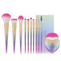 두칼라 판타지 뉴하트 메이크업 브러쉬 11p 세트, 혼합 색상, 1세트